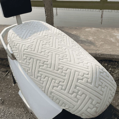 Electric car cushion Seat Cushion Cover Battery Car - beige-high-elastic-universal-seat-cover