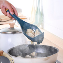 家用多功能漏勺 撈面撈餃子過濾瀝水壓蒜壓土豆泥研磨嬰兒輔撈勺