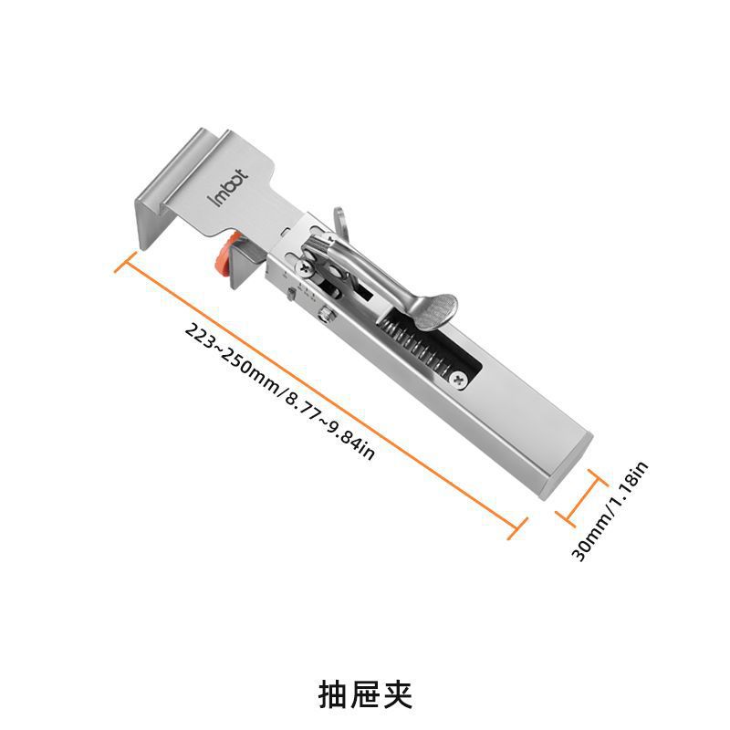 Clip de fijación de instalación de cajón Clip de cajón de prensa Clip de fijación de instalación de cajón sin manija