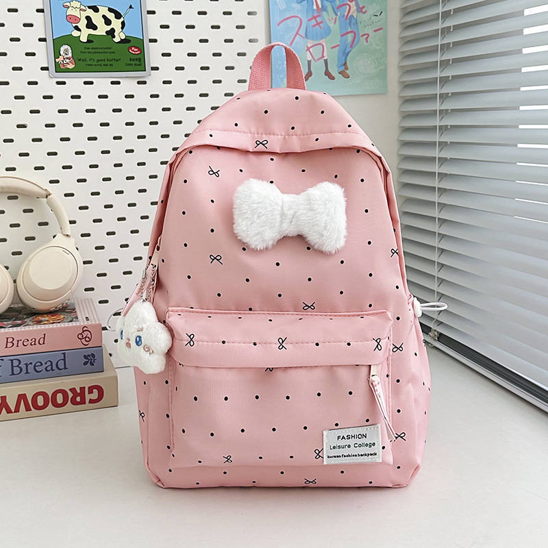 New Korean Style Ins Backpack for Female College Students, Simple School Bag for Junior High and High School Students, Lightweight Travel Bag