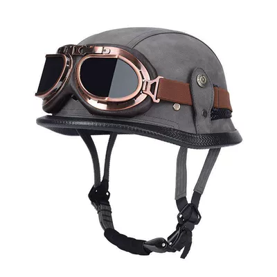 Helmet for Cruising, Harley Men's, Motosiklet dəbilqələri - m55-56-gray-brown-copper-mirror
