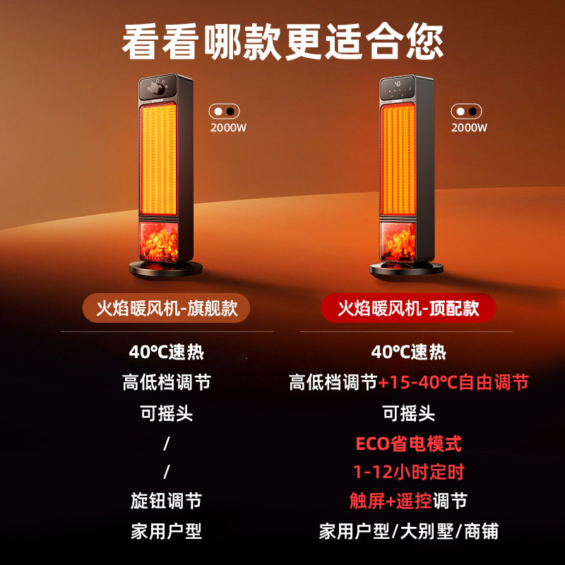 节能省电2025新款取暖器暖风机家用石墨烯电暖气浴室冬季全屋神器|undefined