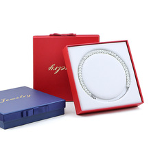 高档蝴蝶结珍珠项链首饰盒母亲节项链礼物送妈妈珠宝首饰包装盒子