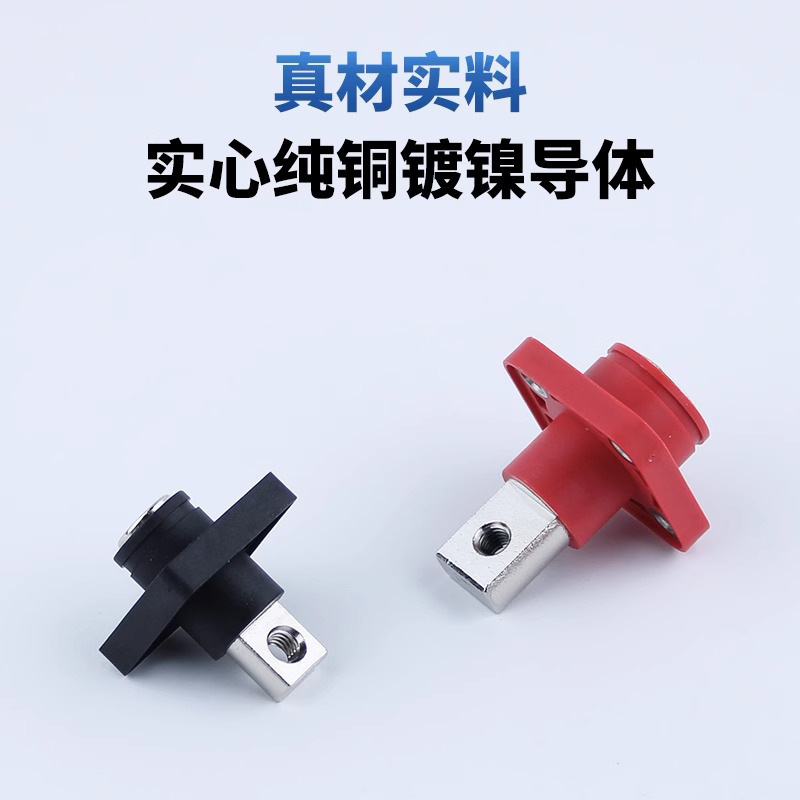 新しい正方形の全銅製端子柱、壁を通して貫通した高電流の新エネルギー貯蔵用全銅製高電流バッテリー端子|undefined
