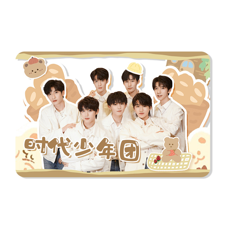 Star Anime Transparent Card, Timeless Group Song Yaxuan,Demon Slayer,One Piece Fans Lomo Card