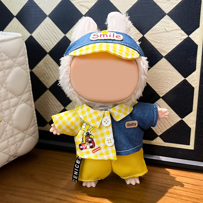 ラブブ服ラブブ17cm人形ベビー服かわいい着せ替えスーツおもちゃの服のみに適しています|undefined
