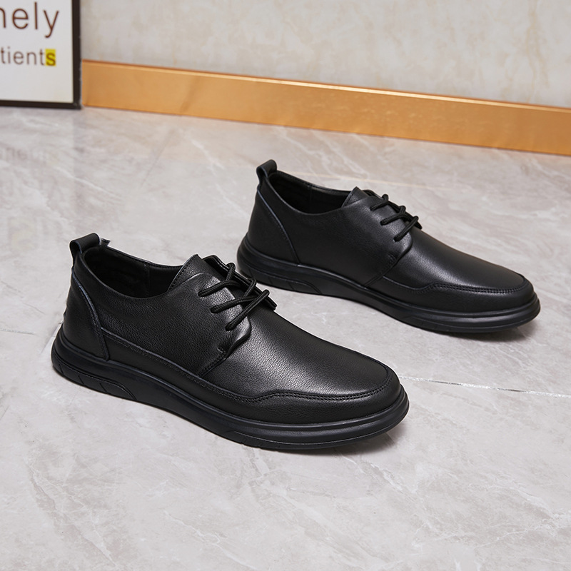 Men's comfortable breathable casual leather shoes_voghion.com