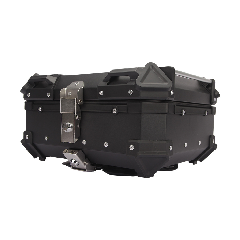 Electric Motorcycle Aluminum Alloy Rear Trunk 25L Capacity Neutral Waterproof Quick Release Electric Scooter Tail Box