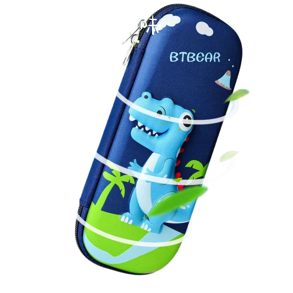 Caja de papelería 3D estereoscópica para niños bolsas de lápiz caja de almacenamiento de lápiz bolsas de lápiz hombre gran capacidad astronauta