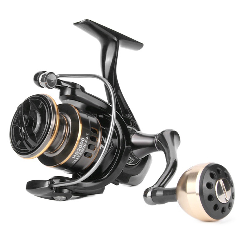 NB spinning rueda Mar Polo balsa de pesca de roca rueda de pesca Luya negro Super lejos tirar todo alambre de metal taza artes de pesca al por mayor