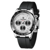 Men's watch, universal quartz watches stainless steel, waterproof fashionable swiss watch, suitable for import