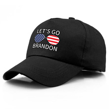 美國選舉帽子眼鏡現貨圓頂遮陽印花棒球帽 跨境歐美帽子