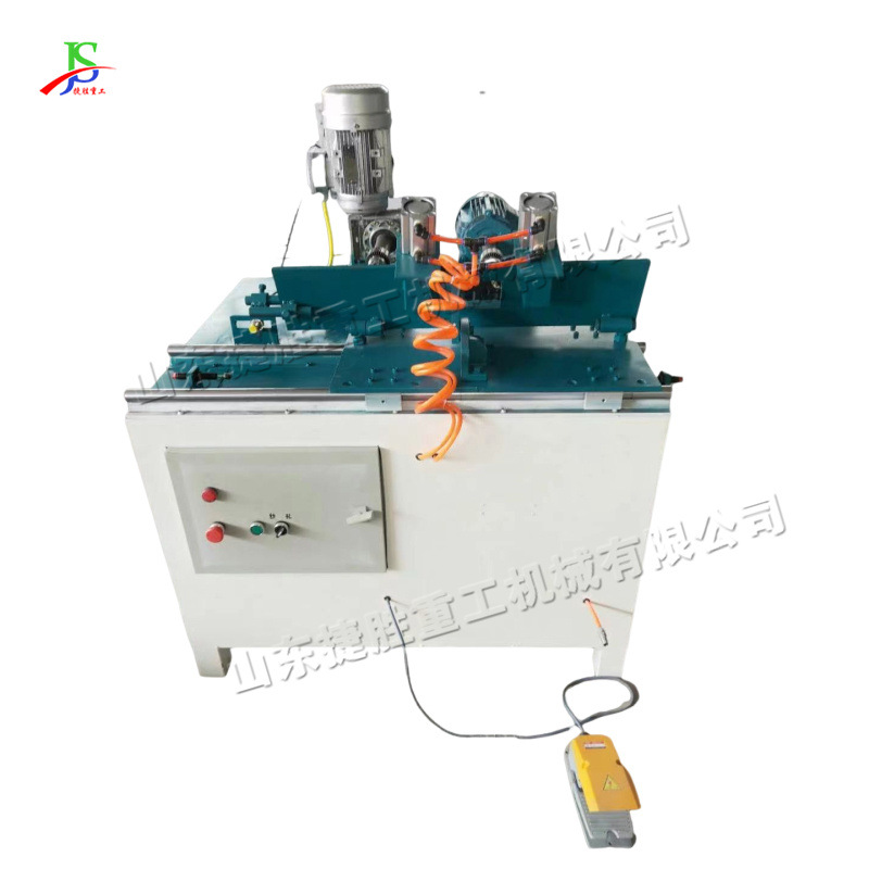 Máquina de redondeo automática completa para madera troncal con equipo de tapado de tablero pequeño de madera con barra de barrido perforando dientes