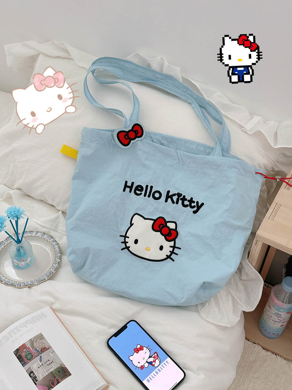 三丽鸥正版授权包卡通单肩包可爱Hello Kitty大容量包包便携女包|undefined