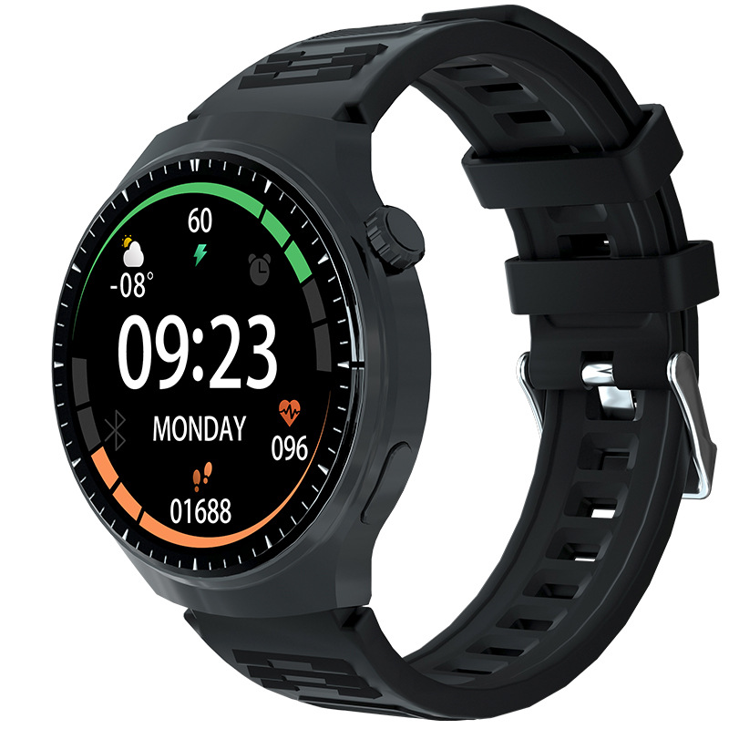 Pantalla redonda GT4PRO Bluetooth llamada fuera de línea doble pago inalámbrico cargado NFC ácido úrico reloj de llamada Bluetooth inteligente