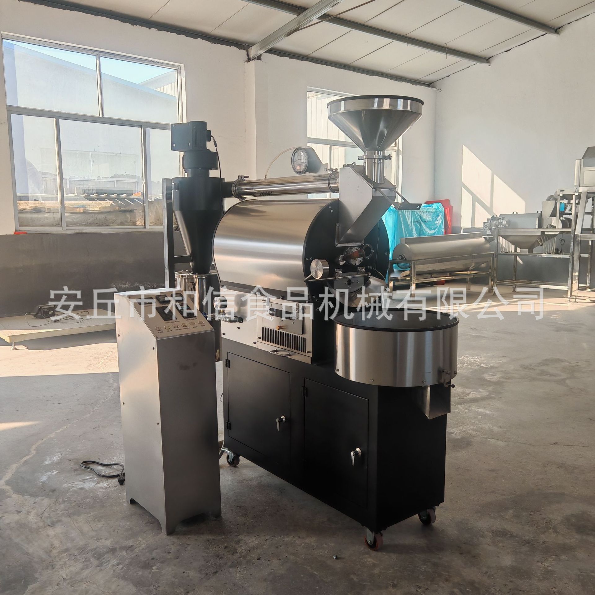 Fuente fabricantes de granos de café secador de alta calidad gas calefacción granos de café tostador de varias especificaciones