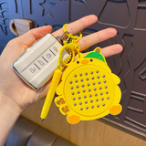 Мультяшная доска для рисования, брелок для школьников, игрушка, аксессуар на рюкзак, антистресс