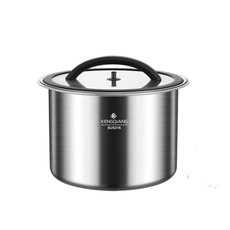 316 barril de arroz de acero inoxidable doméstico 2025 nuevo barril de sellado a prueba de insectos barril de arroz a prueba de humedad barril de harina barril de almacenamiento