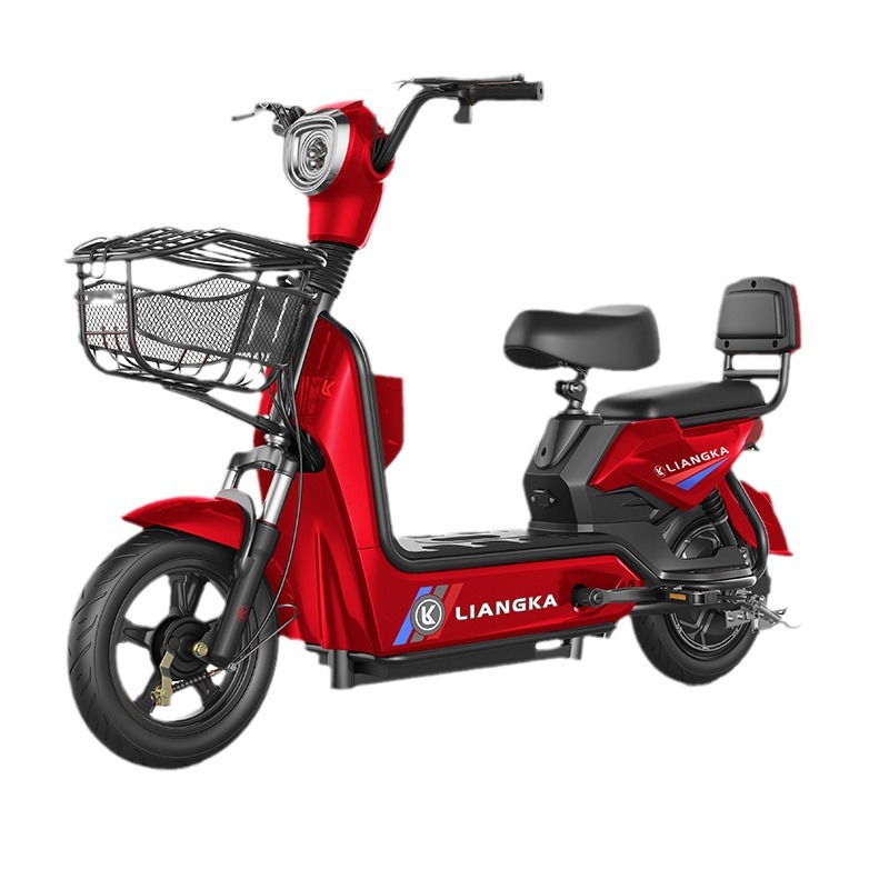 Scooter eléctrico estilo "Bright Coffee Flying Pigeon", nueva bicicleta eléctrica inteligente para adultos con estándares nacionales, bicicleta eléctrica con asistencia para estudiantes.