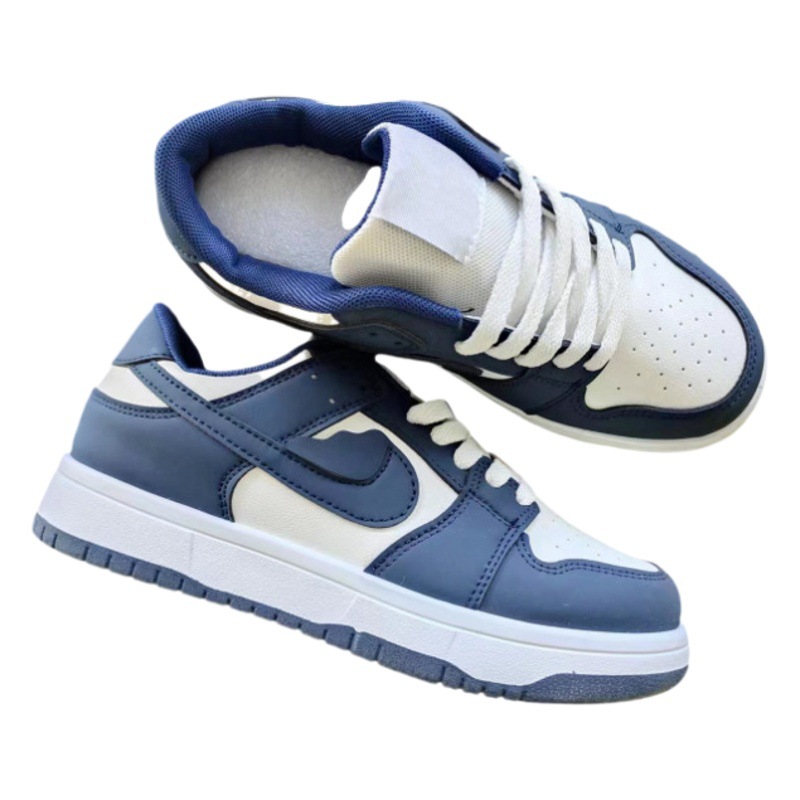 2025 nuevo estilo de pareja de corte bajo estudiante ligero zapatillas AJ a juego de color moda zapatos blancos de mujer hombre salvaje