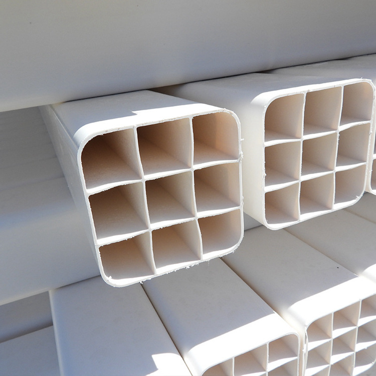 贵州云南厂家PVC格栅管 upvc单孔四孔七孔九孔通信塑料穿线格栅管