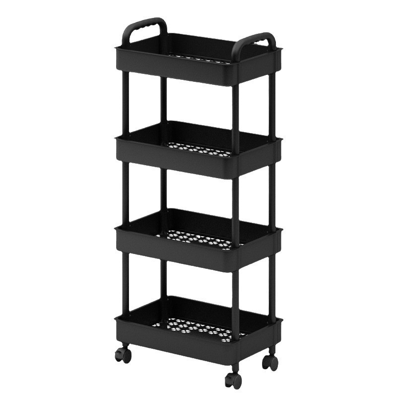 Multi -layer rack kitchen setting rack landing stroller seam storage…