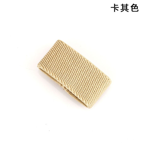 New thickened waistband elastic ring multi-color twill elastic fixed trouser belt finger ring manufacturer wholesale