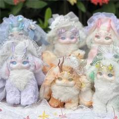 正版JOTOYS兔兔龙幻想森林生物茶会系列潮玩盲盒毛绒手办摆件礼物