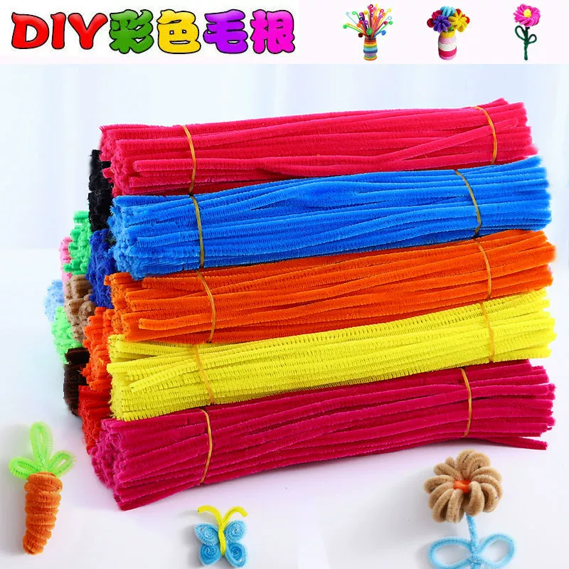 Mao Gen twist stick manufacturers criticize 1 shot 1000 zinc special bouquet handmade DIY Small Niu Niu Bug Kindergarten