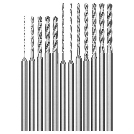 High-speed steel twist drill 2.35mm handle lengthened twist drill electric drilling machine woodworking text play pearl drilling