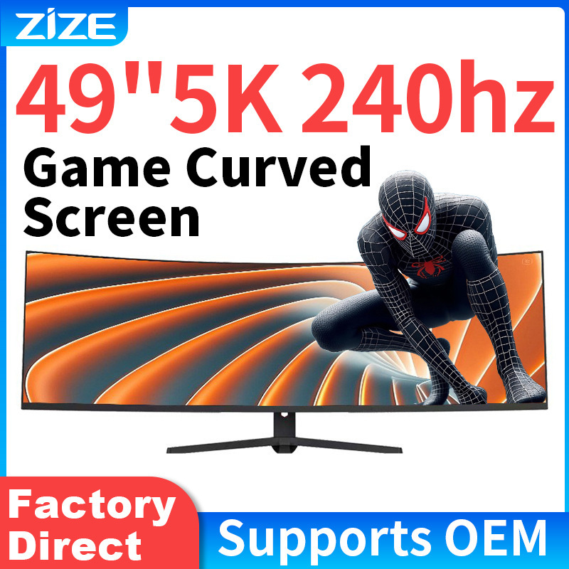 49/34 Inch 4K5K240Hz Gaming Curved Screen Computer Ips Monitor