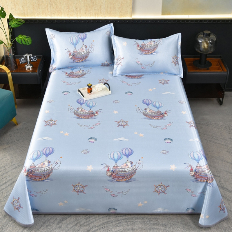 (Total) 2026 nuevo lujo ligero lavable en máquina sábanas de cama de alta densidad gran tela de hielo fría image 18