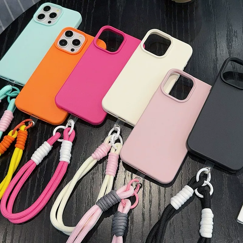 Яблоко, ремешок, совместимый чехол, ручной iPhone 15, iphone, 13, (Торговля через границу), простой и элегантный дизайн