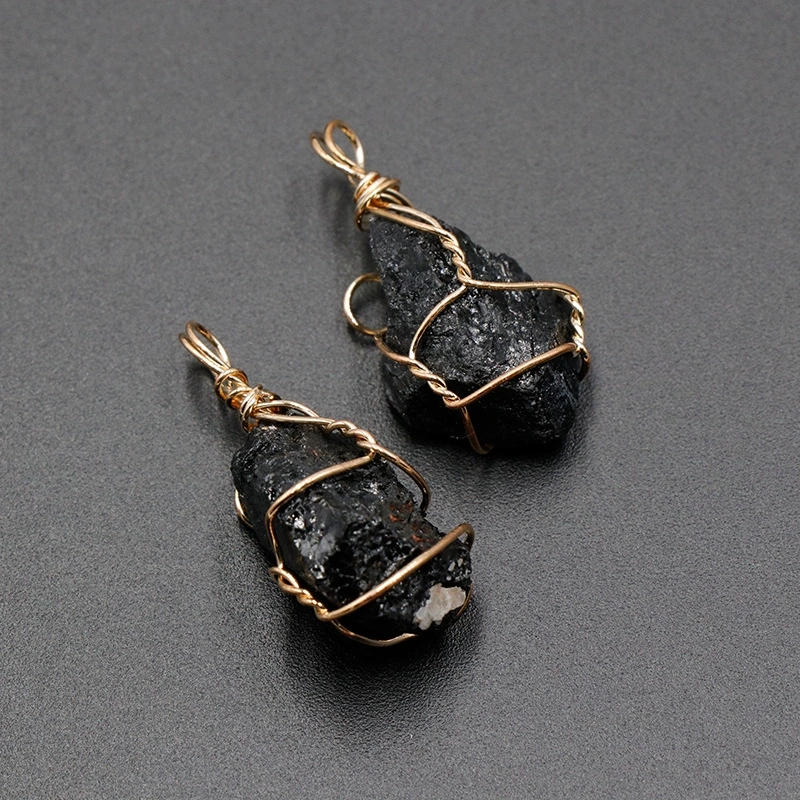 Natural water, crystal, pendant, natural ore, necklace, sweater, accessory, handmade, (Cross-border trading)