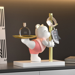 引っ越しプレゼント玄関収納置物暴力熊キー入戸玄関ホームアクセサリー引っ越し新居ギフト