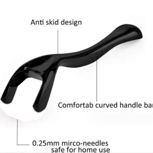 Cross-border household micro-needle roller 540 micro-needle roller acrylic blackhead powder set facial roller