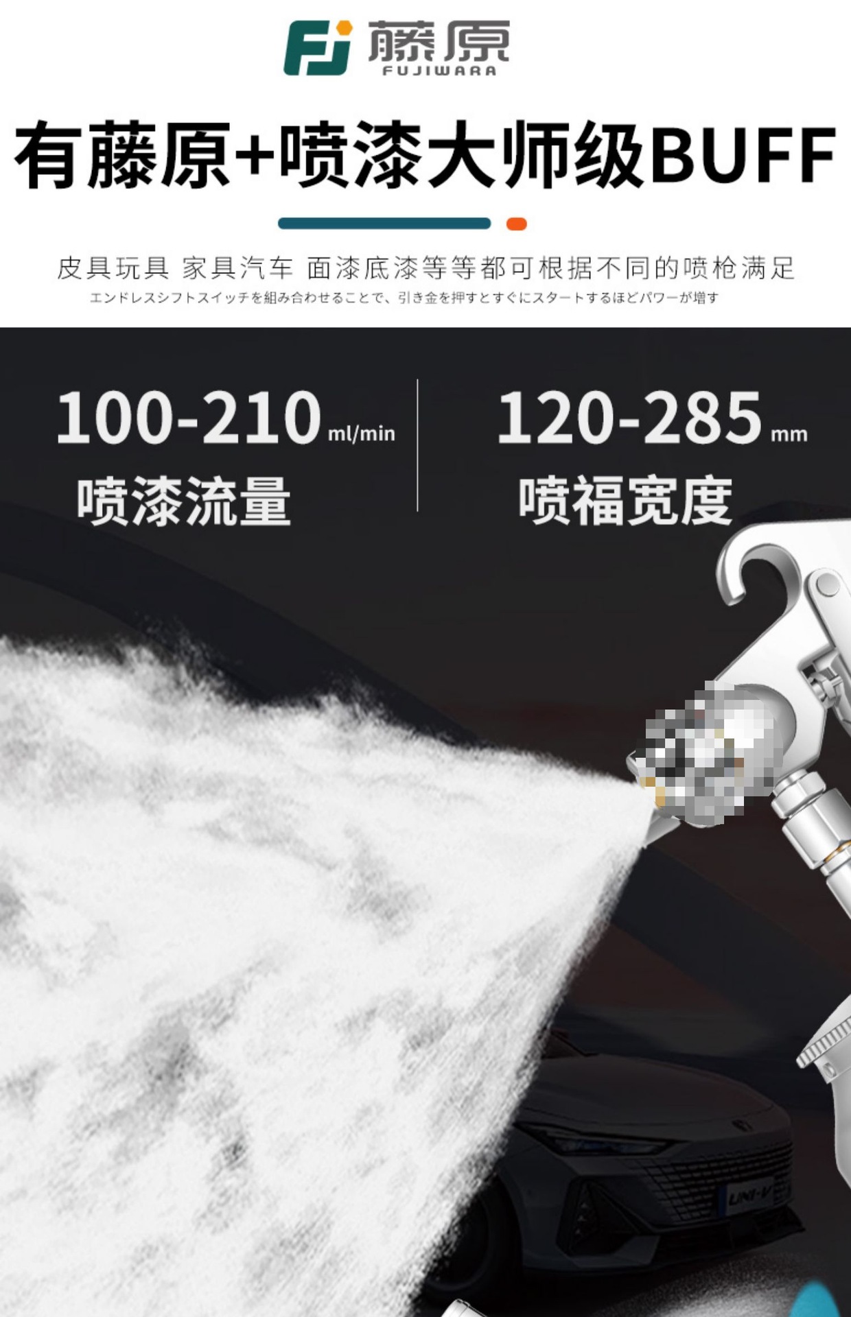W-71 Car Paint Spray Gun Upper Pot W77 Pneumatic Tool High Atomization Spray Pot F75 Lower Pot Spray Wholesale