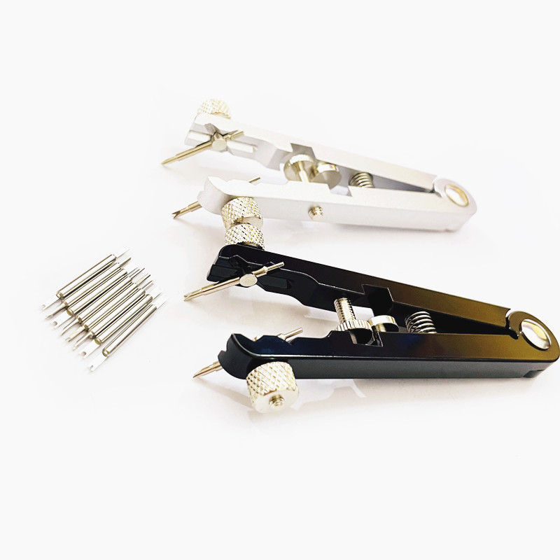 外贸修表工具 生耳钳 6825生耳拆装钳 生耳批 V型拆生耳钳 拆带器