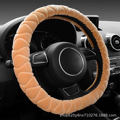 Steering wheel cover — Magotan Jetta Focus Excelle - d-type-beige-38cm