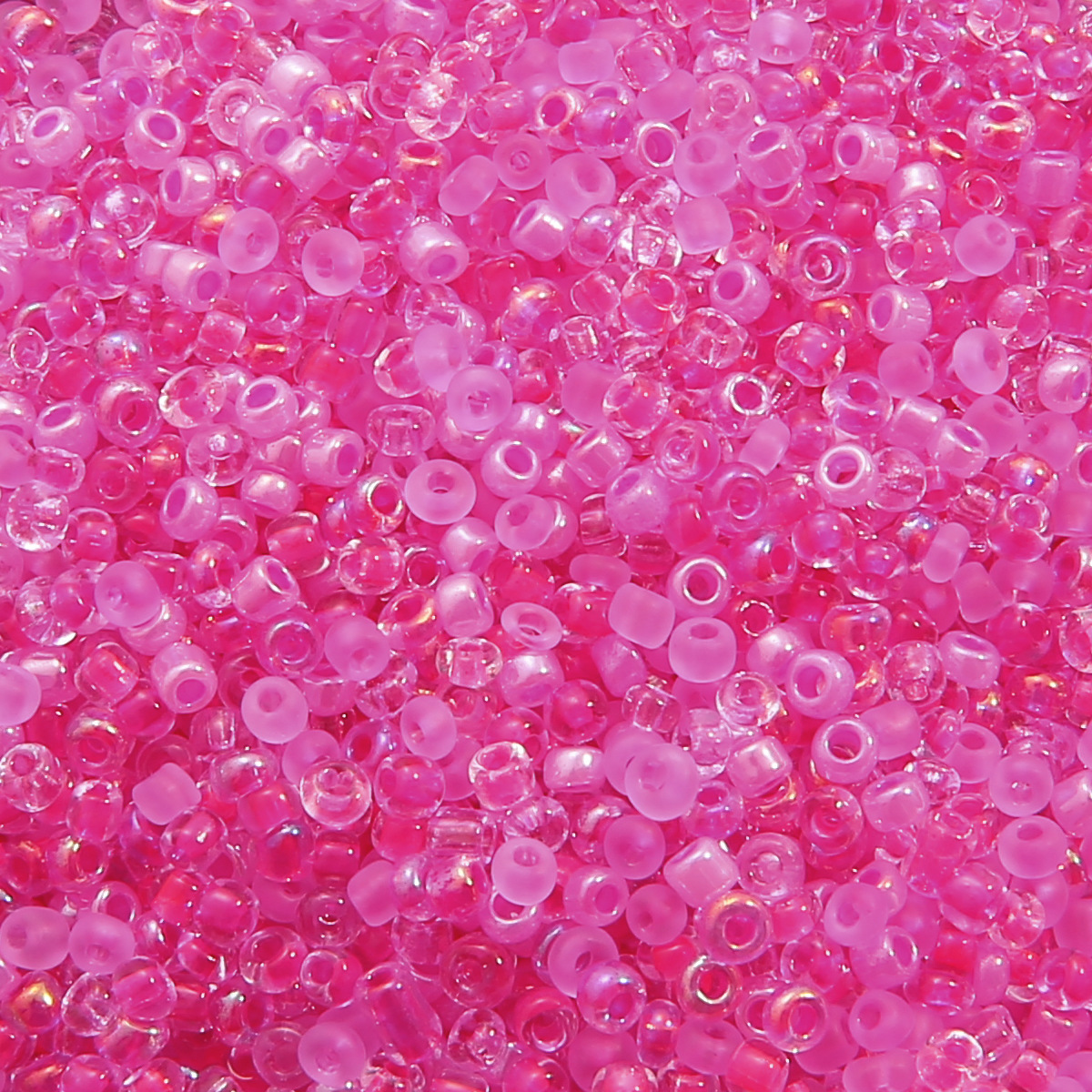 44 #   3mm rose red series, 6 specified mixed colors, 30g/pack, about 1000 pieces