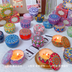 クロスボーダー大豆ワックス乾燥アロマキャンドル結婚お土産誕生日プレゼント花アロマアロマキャンドル卸売り
