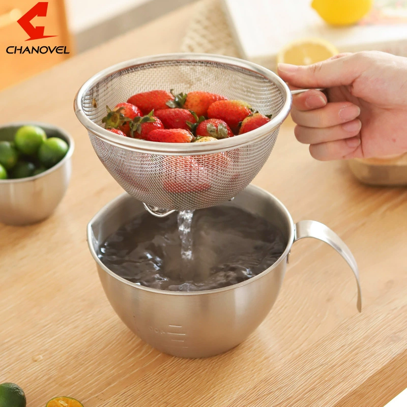 304 Раковина для приготовления салата из нержавеющей стали Мини-сливная корзина Кухонная сетчатая корзина Чаша для яиц Рис Сливная раковина Сливная чаша