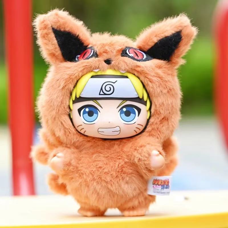 【零售】正版火影忍者疾风传萌兽派对系列盲盒潮玩手办毛绒公仔摆|undefined