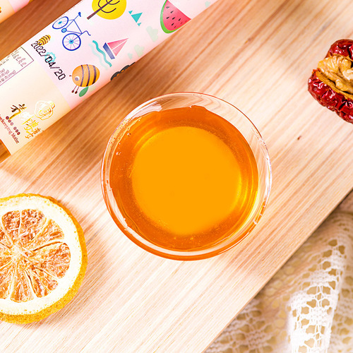 Portable lemon honey small package pure natural hundred flower honey 130g squeeze bottle honey wholesale source factory
