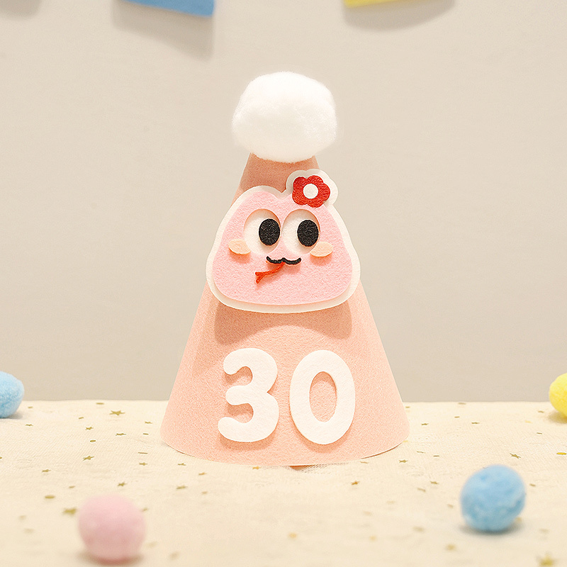 婴儿蛇宝宝百日宴帽子头饰满月布置100天仪式感拍照道具摆件装饰|undefined
