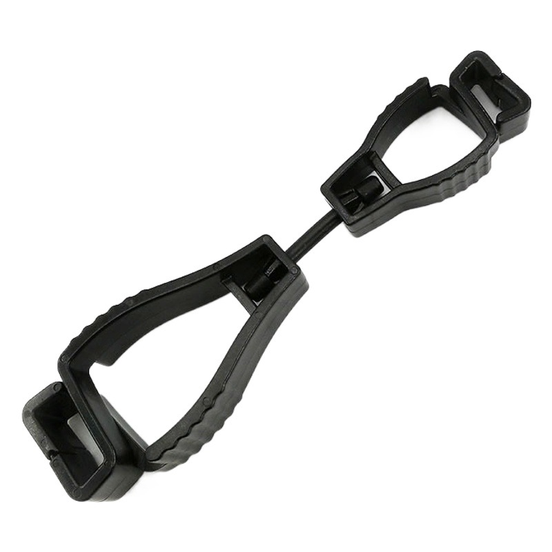 Fábrica al por mayor práctico anti-perdido guantes de trabajo clip de plástico cintura colgante hebilla guante clip antideslizante clip multiusos