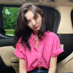 高品原标RL拉夫小马刺绣明星同款老钱风休闲短袖亚麻衬衫男女