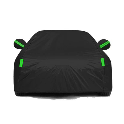 190t Four-Season Universal Car Cover, Thickened Oxford Cloth, Sun-Proof and Rain-Proof Full Cover, Heat-Insulating Car Sunshade (Car clothing) - special-remarks-for-special-vehicles-190t-black