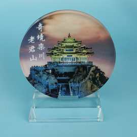 水晶彩印照片旅游图片制作礼品纪念品 制作