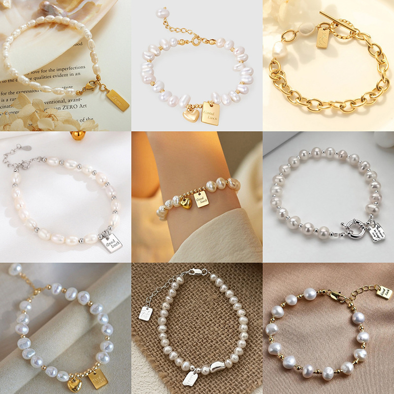 Natural Freshwater Pearl Bracelet for Women, Accessible Luxury, Simple French Pearl Series, Simple Niche Elegant, New Bracelet for Women
